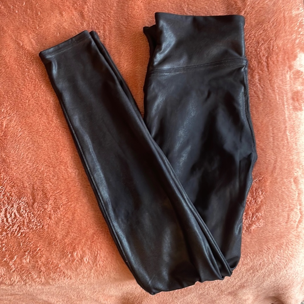 Black Leather Spanx